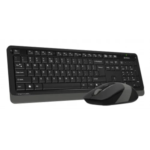 Клавиатура + мышь A4Tech Fstyler FG1010S клав:черный/серый мышь:черный/серый USB беспроводная Multimedia (FG1010S GREY)